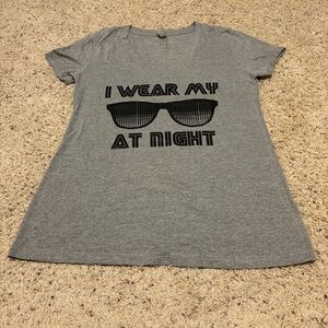 Next Level Apparel Heather Gray Graphic T-Shirt